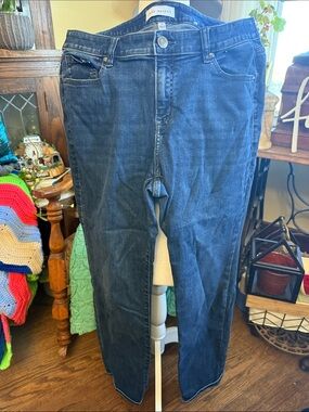 Lane Bryant Dark Blue Slim Straight Jeans